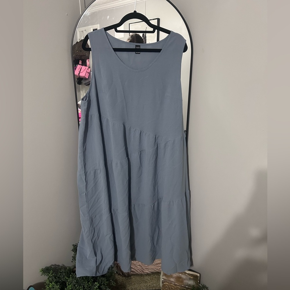 Blue Sleeveless Dress